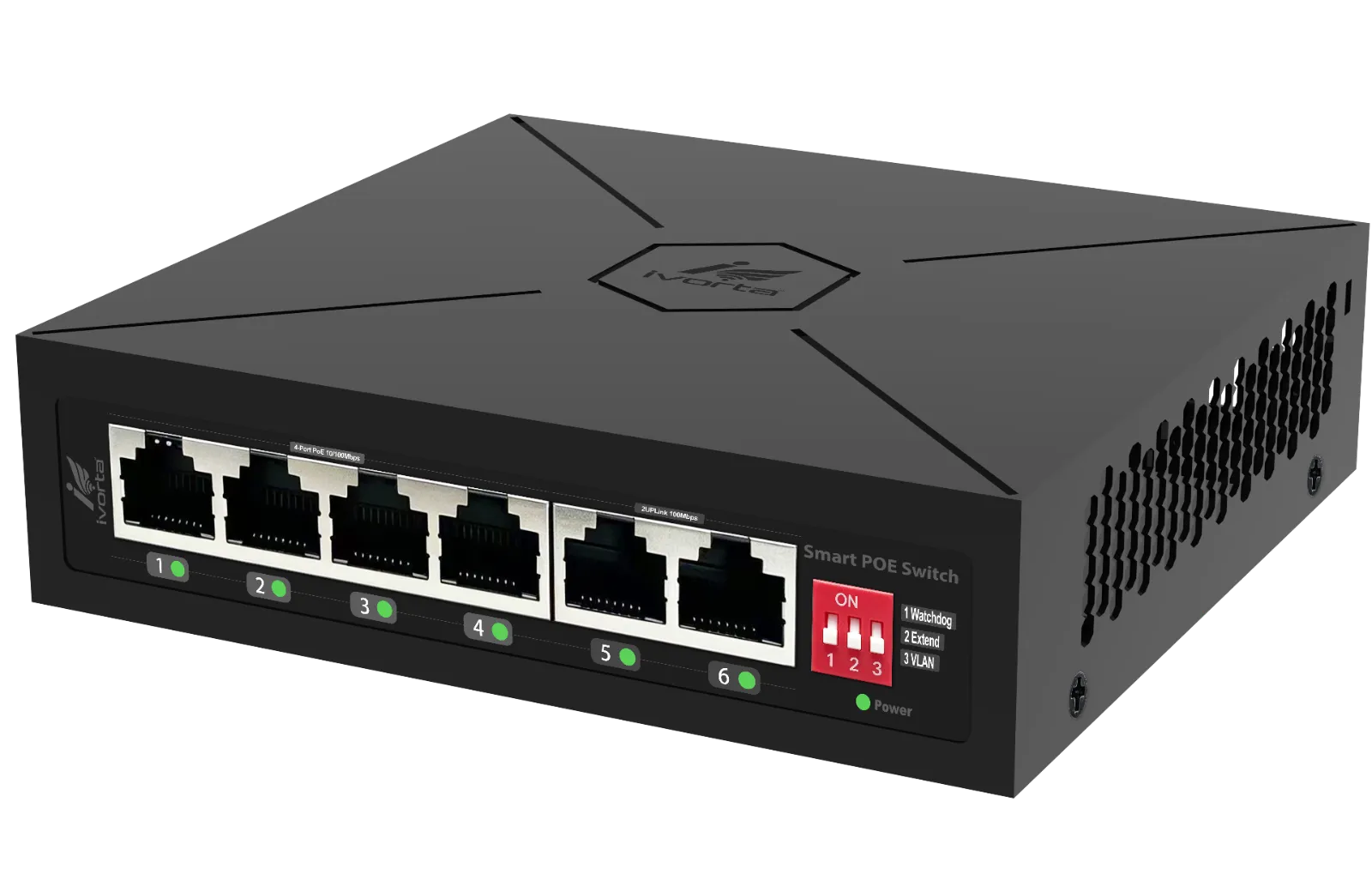 IV-PS4S 4-Port Smart PoE+ Switch